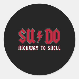 Sudo Highway To Shell Ubuntu Linux Superuser Comd ラウンドシール