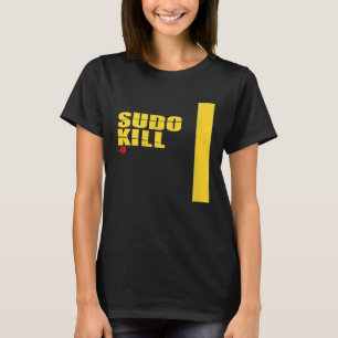 Sudo Kill Devops Linux Ubuntu Centos Pid コンピューター Tシャツ
