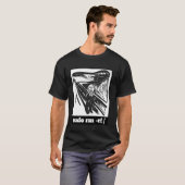 Sudo RM -RF プログラマー システム管理者 開発者 ユーモア コード Tシャツ (正面フル)