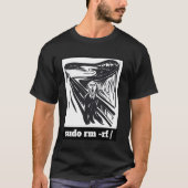 sudo RM -RF Programmer Sysadmin Developer Joke Cod Tシャツ (正面)