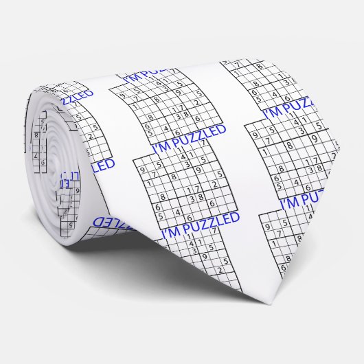 Sudokuのパズル ネクタイ (ロール)