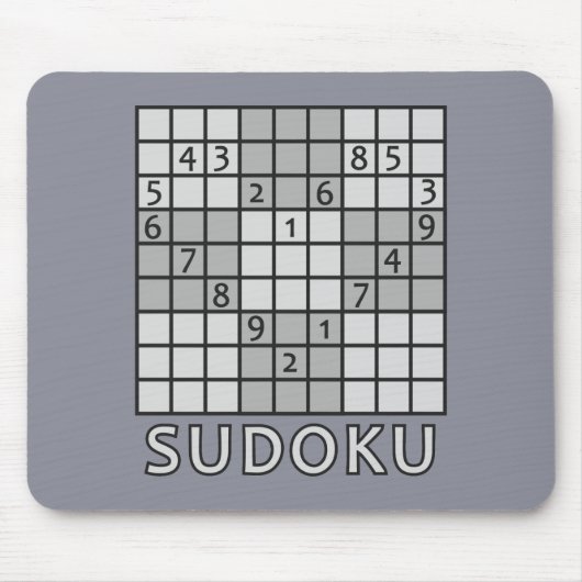 SUDOKUのmousepad マウスパッド (正面)