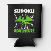 Sudokuアンアドベンチャーパズル恋人 缶クーラー (正面)