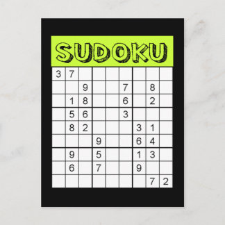 Sudokuカード ポストカード