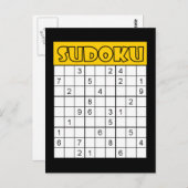 Sudokuカード ポストカード (正面/裏面)