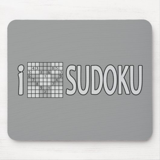 SUDOKUモセバード マウスパッド (正面)