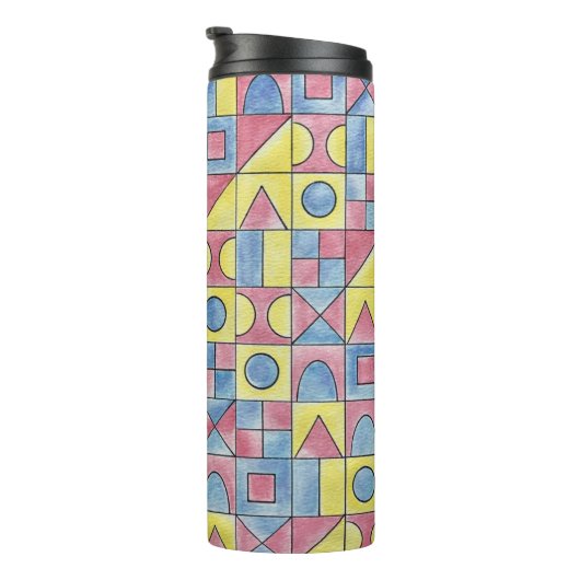 Sudokuワンミニマルモダンリストバウハウスジオメトリアート タンブラー (回転右)