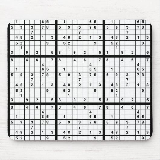 Sudoku マウスパッド (正面)