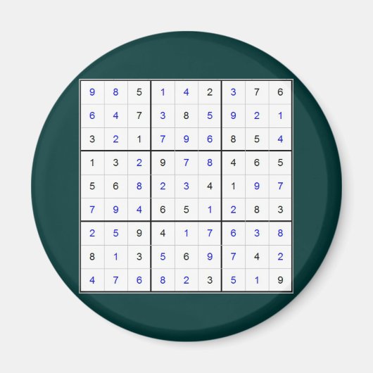 sudoku マグネット (正面)