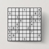 sudoku 缶バッジ (正面)