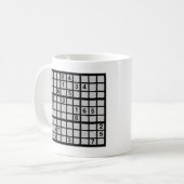Sudoku -難題 コーヒーマグカップ (正面左)