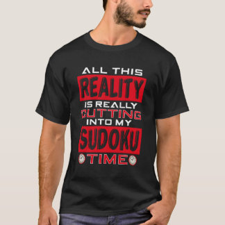 Sudoku For Crosswordパズルマイスドクタイム Tシャツ