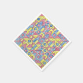 Sudoku One-Modern Minimalist Bauhaus Geometric Art スタンダードカクテルナプキン (角)
