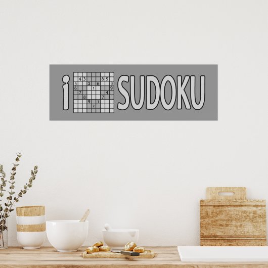 SUDOKU poster ポスター (キッチン)