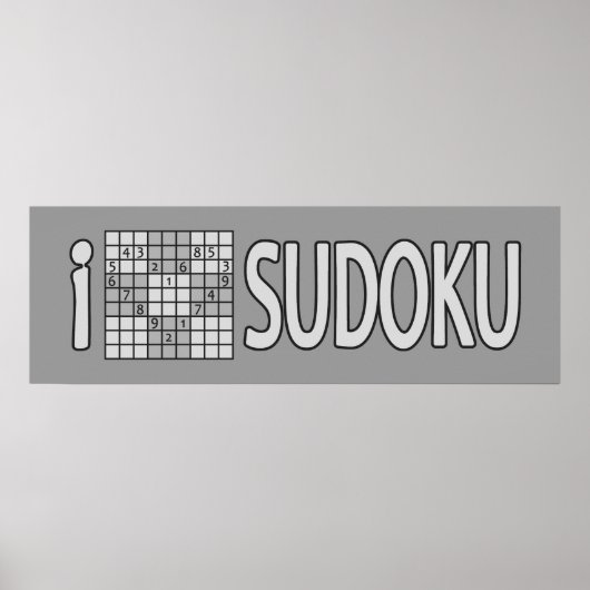 SUDOKU poster ポスター (正面)