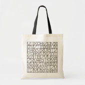 Sudoku Two-Modern Minimalist Geometric トートバッグ (正面)