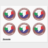 Südtirol – Alto Adige -Italien - Italia Aufkleber ラウンドシール (シート)