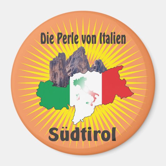 Südtirol – Alto Adige - Italien - Italia Magnete マグネット (正面)