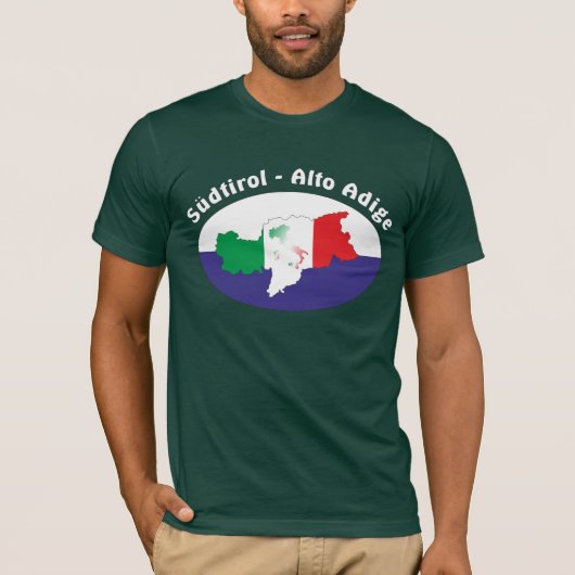 Südtirol – Alto Adige - Italien - Italia T-Shirt Tシャツ (正面)