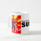 SUDUKOの致命的な芸術で訓練される コーヒーマグカップ (正面左)