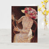 Sue Halstenbergによる「Getting in Tune」 カード (黄色い花)