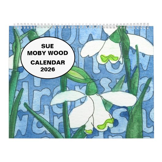 Sue Moby Wood カレンダー 2026 (カバー)