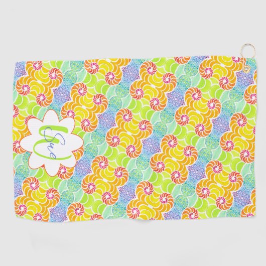 Sue Mosaic Golf Towel ゴルフタオル (横)