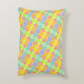 Sue Mosaic Throw Pillow アクセントクッション (裏面(縦))