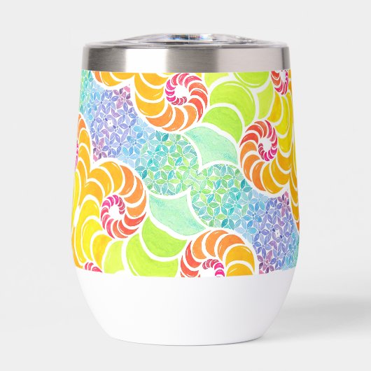 Sue Mosaic Wine Tumbler (正面)