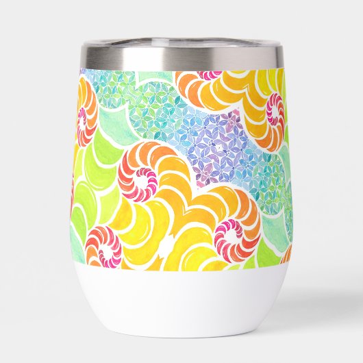 Sue Mosaic Wine Tumbler (背面)