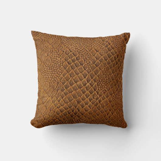 suede with beautiful patternpattern,snake,texture, クッション (正面)