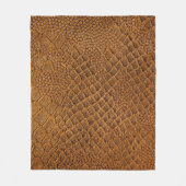 suede with beautiful patternpattern,snake,texture, フリースブランケット (正面)