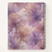 Sueños Púrpuras ノートブック (裏面)