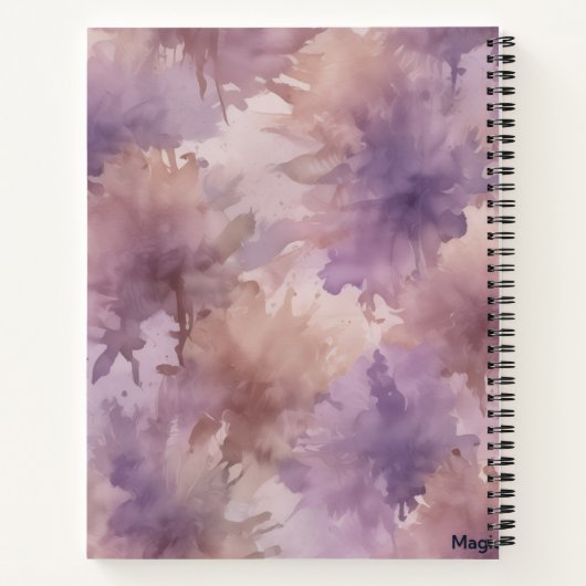 Sueños Púrpuras ノートブック (裏面)