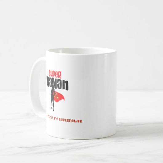 Suer Maman コーヒーマグカップ (正面左)