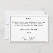 Suet Up Be My花婿介添人 カード (裏面)