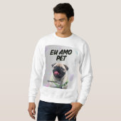 Suéter Básico Masculino Via Pantanal Pet スウェットシャツ (正面フル)