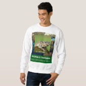 Suéter Básico Masculino Via Pantanal Sapo スウェットシャツ (正面フル)
