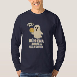 Suéter de Halloween para hombre, Fantasma divertid Tシャツ