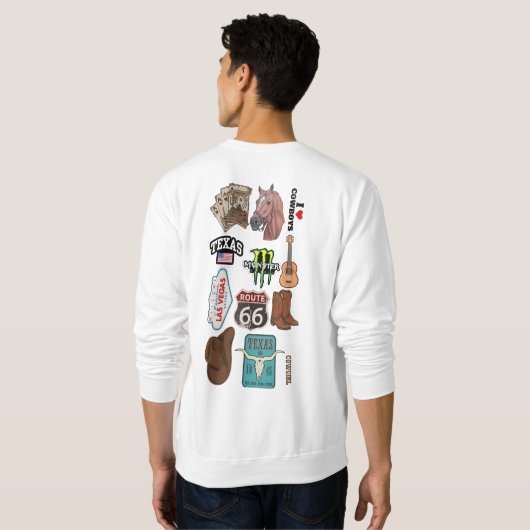 sueters スウェットシャツ (裏面フル)