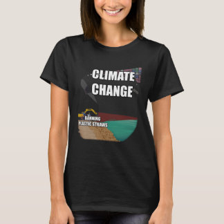 SUEZ Channel Block Meme Climate Conversion Plastic Tシャツ