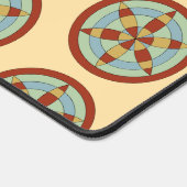 Suffolk Hexafoil (Daisy Wheel) Witch Mark デスクマット (コーナー)