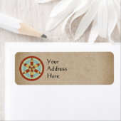 Suffolk Hexafoil (Daisy Wheel) Witch Mark ラベル (インサイチュ)