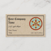 Suffolk Hexafoil (Daisy Wheel) Witch Mark 名刺 (正面)