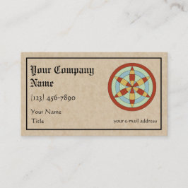 Suffolk Hexafoil (Daisy Wheel) Witch Mark 名刺