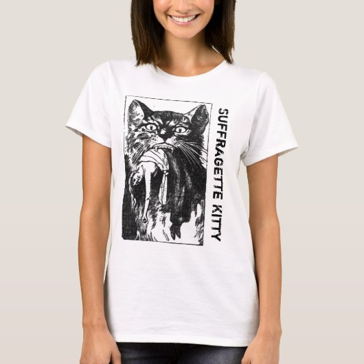 Suffragetteの子猫のティー Tシャツ (正面)