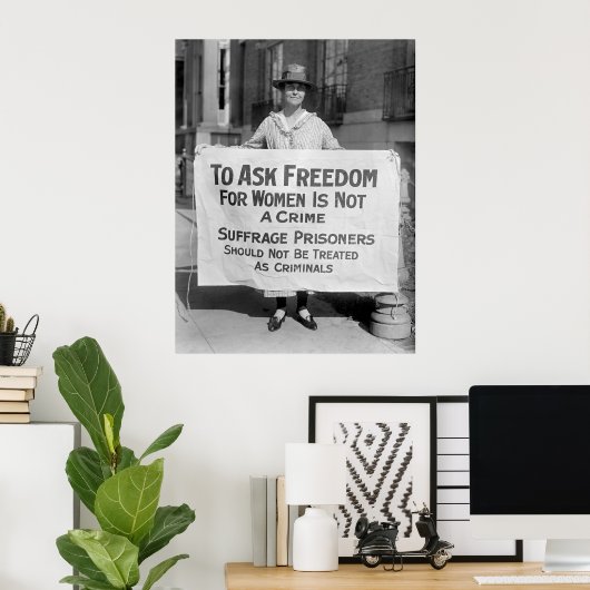 Suffragette for Alice Paul, 1917 ポスター (ホームオフィス)