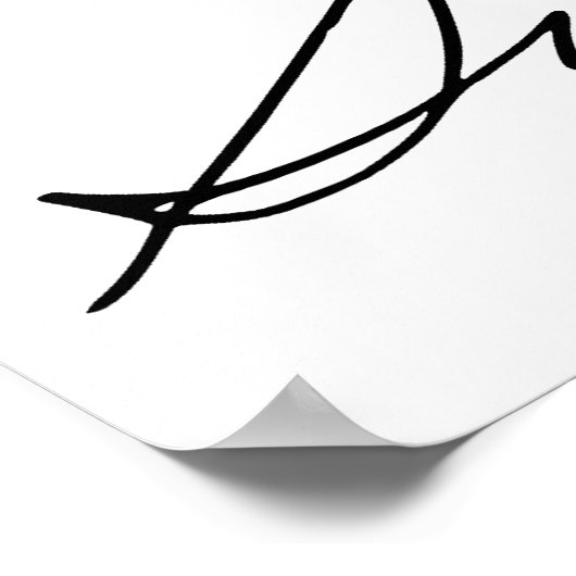 Suffragette Susan B. Anthonyの署名 ポスター (角)