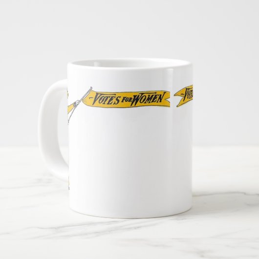 Suffragette Votes for Women Mug ジャンボコーヒーマグカップ (正面左)