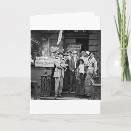 Suffragettesおよび彼女達のMen 1913年 カード (正面)